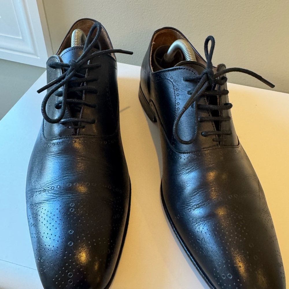 Hugo Boss Black Leather Men's Shoes